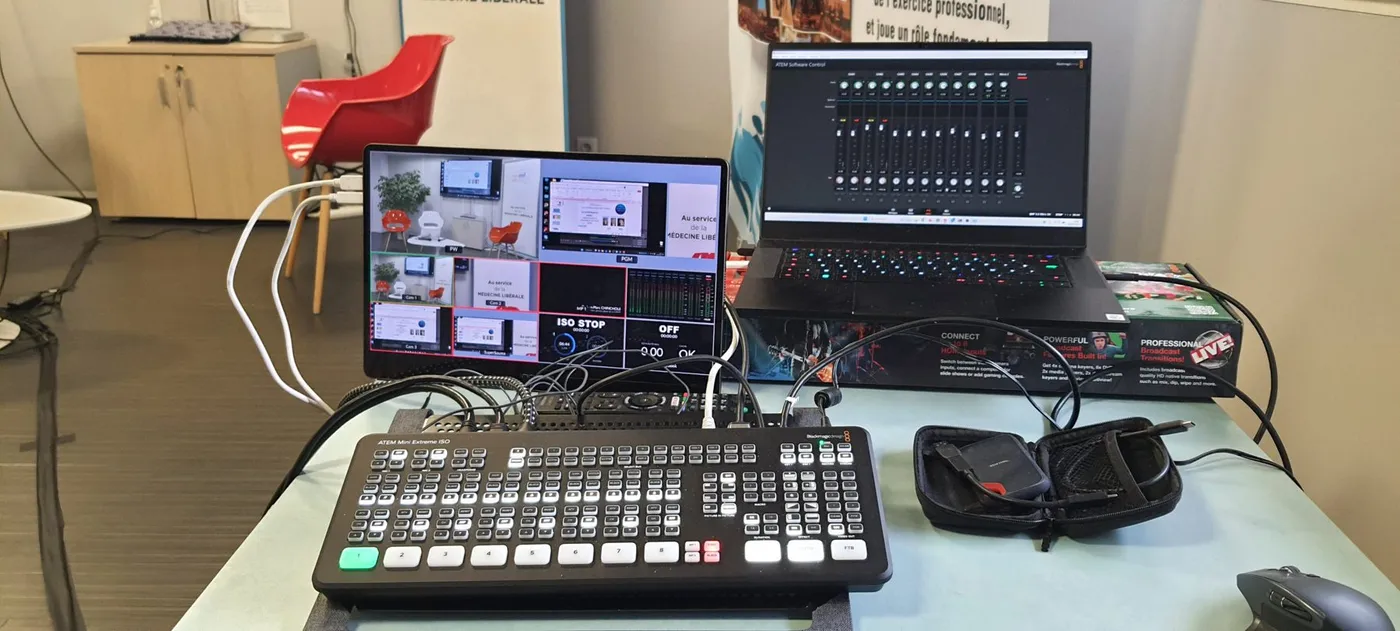Union régionale des professionnels de santé en médecine libérale PACA — URPS-ML PACA · production Safar · réalisation multicaméra (photo 2)